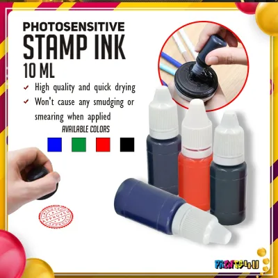 hot 10m Oil Based Photosensitive Stamp Ink for Company Stamps - Self Inking Stamps