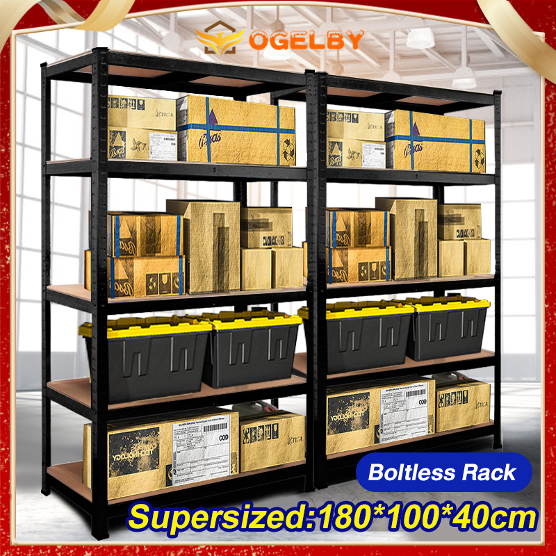 【175 kg load bearing】Boltless Rack 45 Layers Heavy Duty Shelves Multi ...