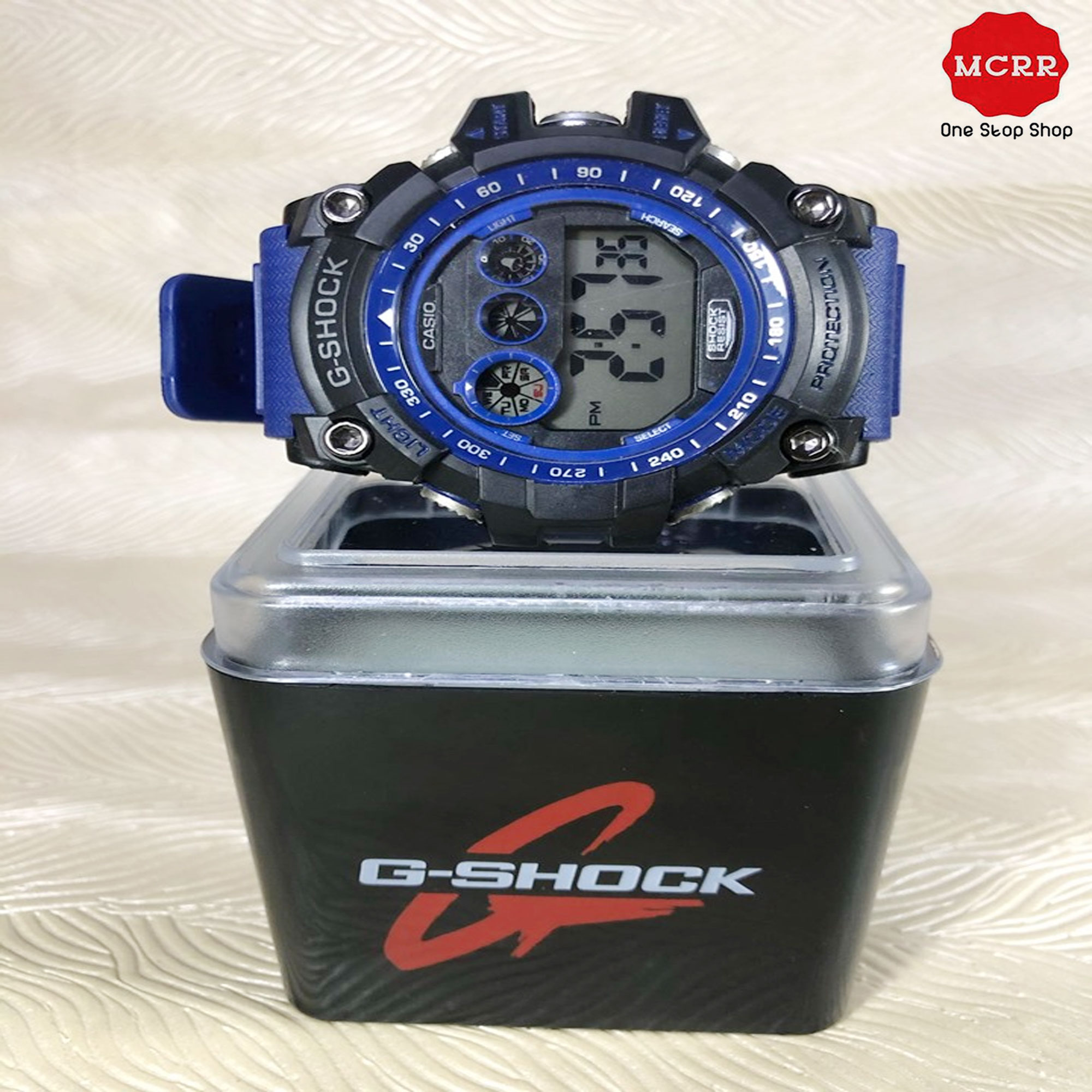 dark blue g shock watch