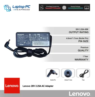 Lenovo Laptop Adapter Charger Lenovo PA-1450-55LL ADP-45DWA 5A10H42923 5A10H43625 Lenovo ideaPad 100S-14IBY, 100S-14IBR Lenovo Laptop Charger.