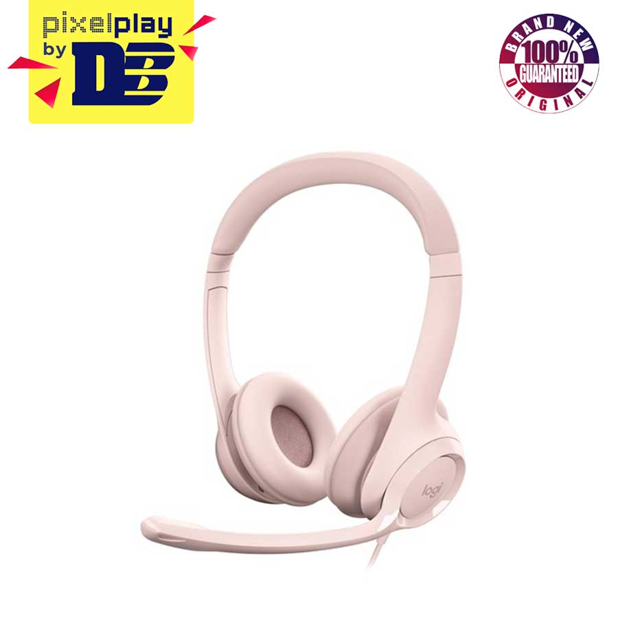 Logitech H390 USB Computer Headset (Rose) Lazada PH