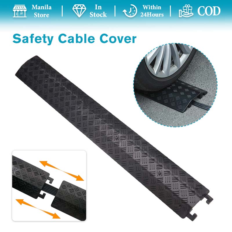 Floor Cord Cover Heavy Duty Cable Protector 100*13*2cm Safety Cable