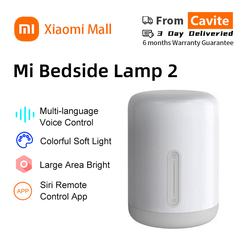 XIAOMI Mi Home Mi Bedside Lamp 2 Works Google Assistant/Alexa/Apple HomeKit Touch Operated Night Light | Lazada