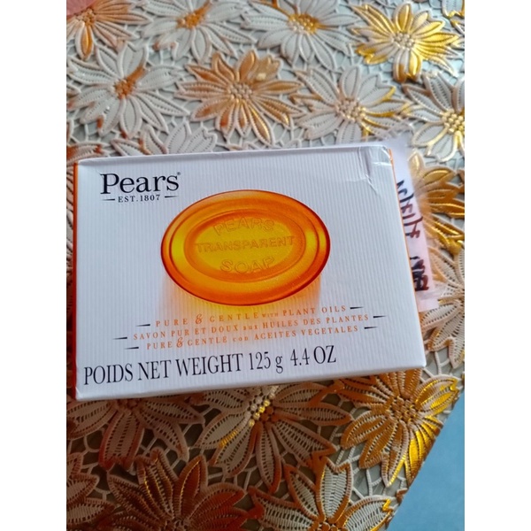 PEARS Pure & Gentle Amber Original/Green/Blue Transparent Soap Bar
