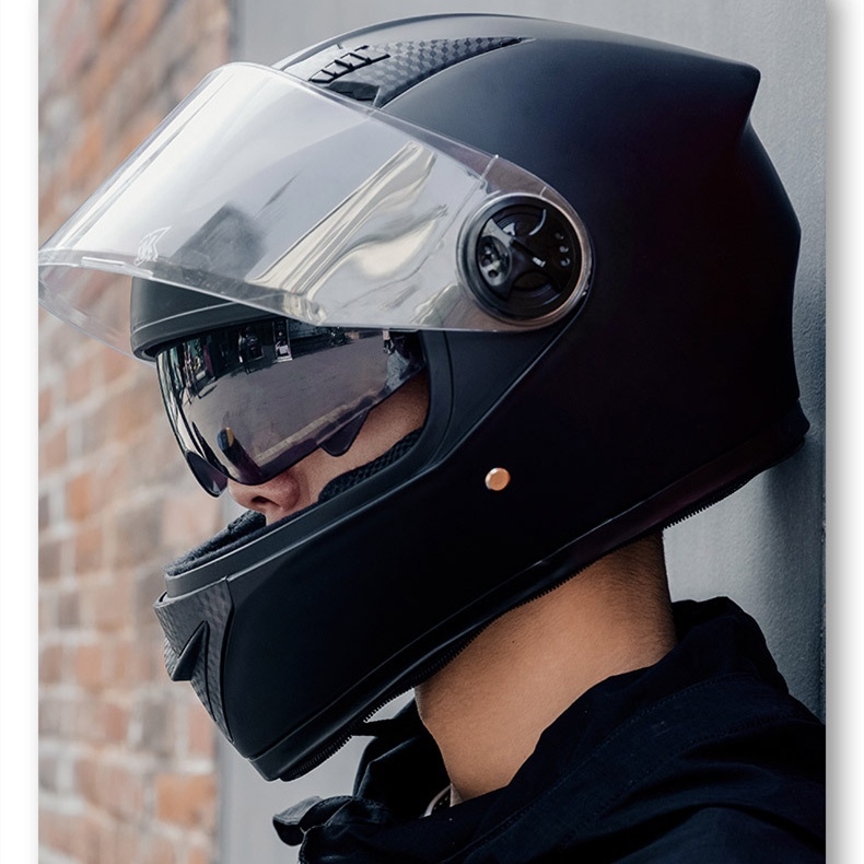 Motorcycle helmet full face helmet couple helmet cool helmet beauty helmet fall helmets Lazada PH