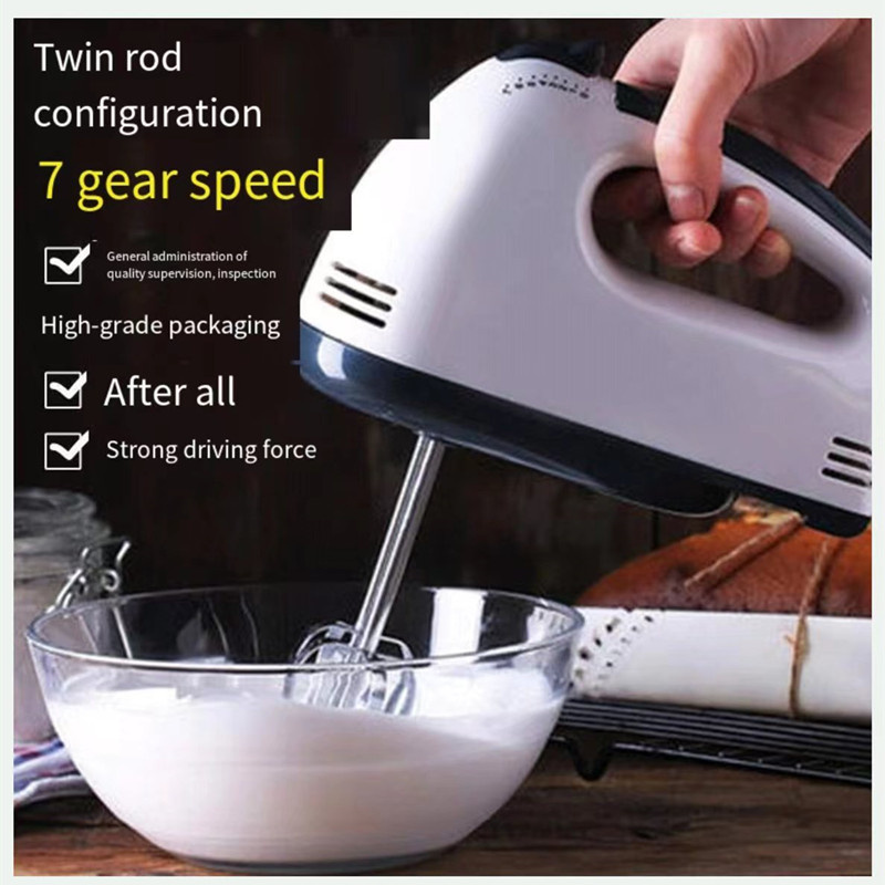 180W Kitchen Electric Hand Mixer with 7 Speeds Food Blender Egg