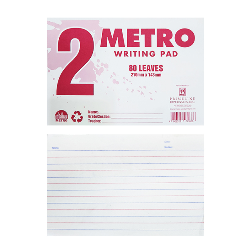Writing Pad Paper Grade 1 Grede 2 80leaves subject paper Lazada PH