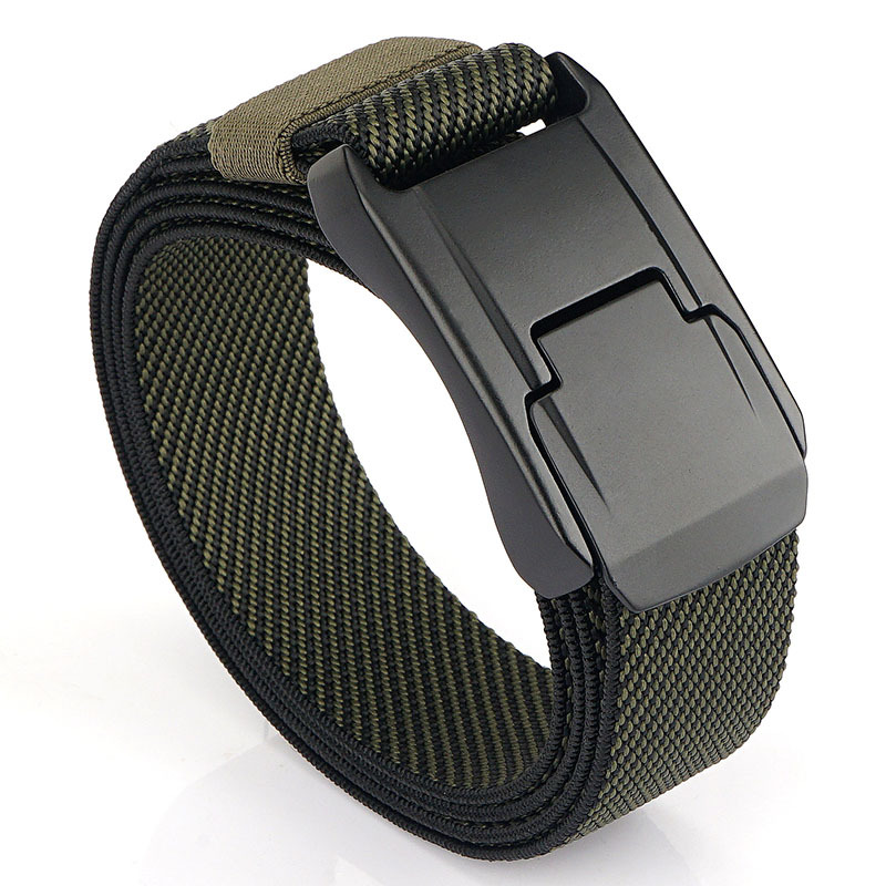 Men's Tactical Belt Heavy Duty Webbing Belt Adjustable Military Style