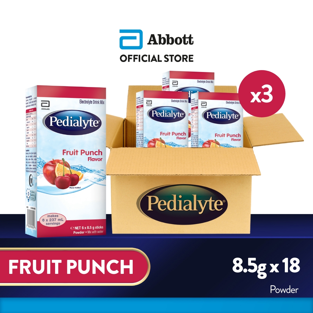 Pedialyte Powder Fruit 8.5g Bundle of 3 Lazada PH