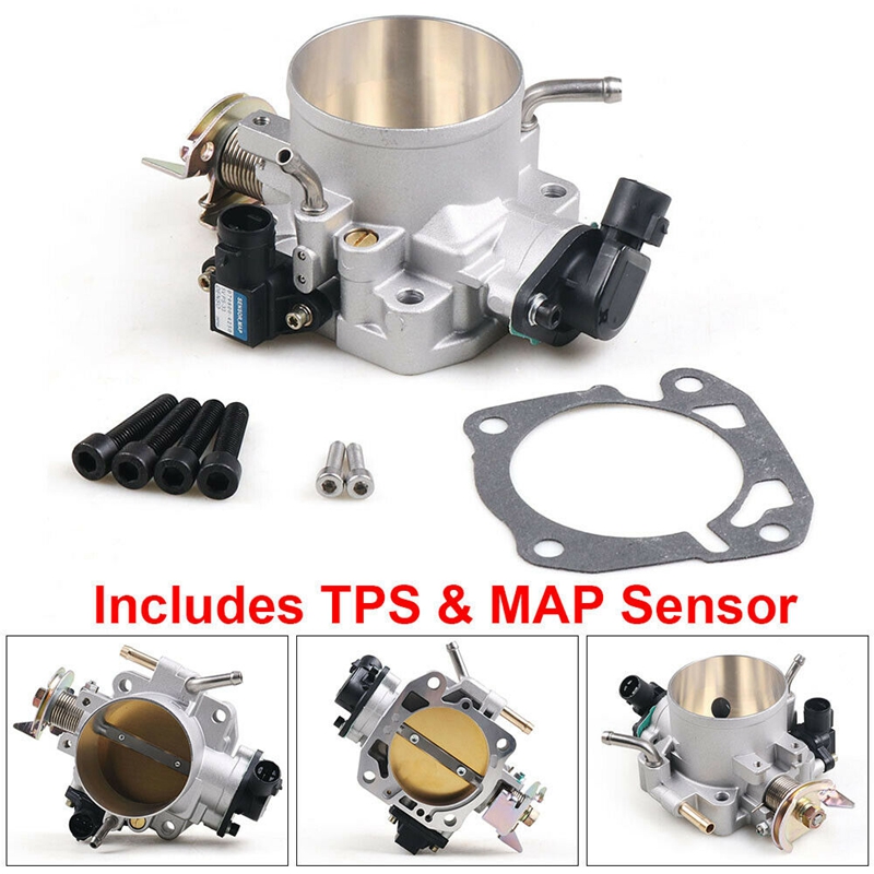 70mm Throttle Body Kit, for Honda B16 B17 B18 B20 D15 D16 F20 F22 H22 H23 with TPS & MAP Sensor 309051050