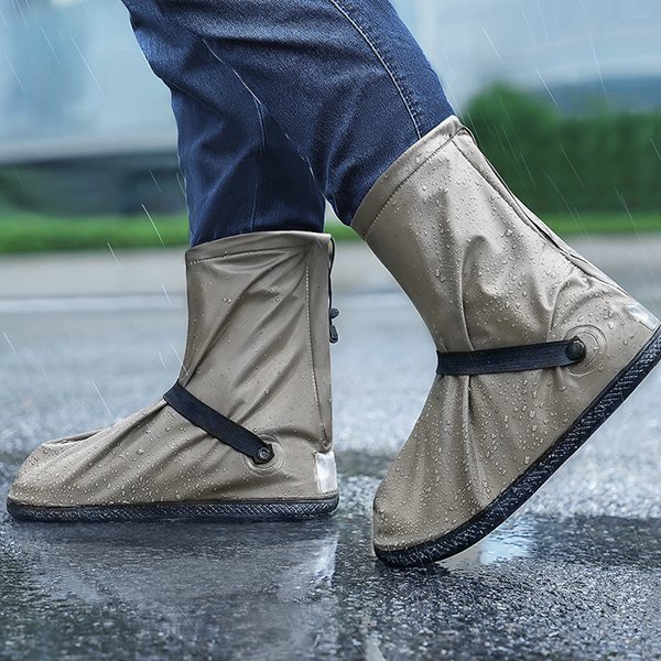 Ezey【Genuine Guarantee】High Quality PVC RainProof Rain Boot Shoe Cover