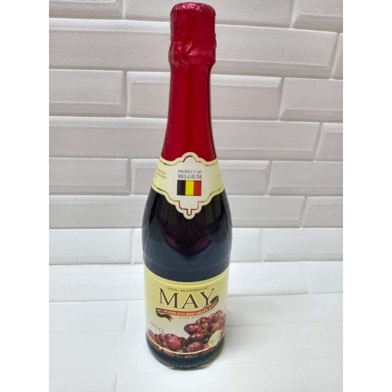 May 100 Sparkling Red Grape Juice Non Alcoholic 750ml Lazada PH