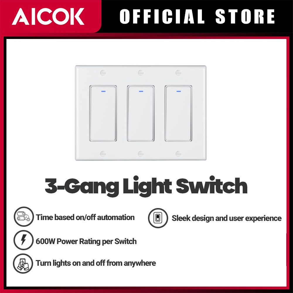 3Gang Wifi Light Switch Lazada PH