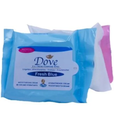 leo&bea Facial Cleansing Wipes Dove 3in1 Contains 25 Sheets 0% alcohol