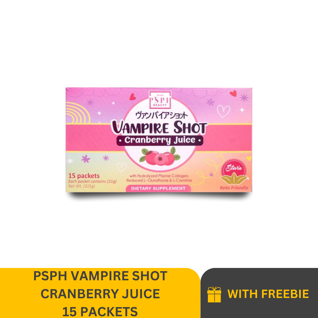 Vampire Shot Vampire Shot Cranberry Juice PSPH Beauty 15 sachets | Lazada PH