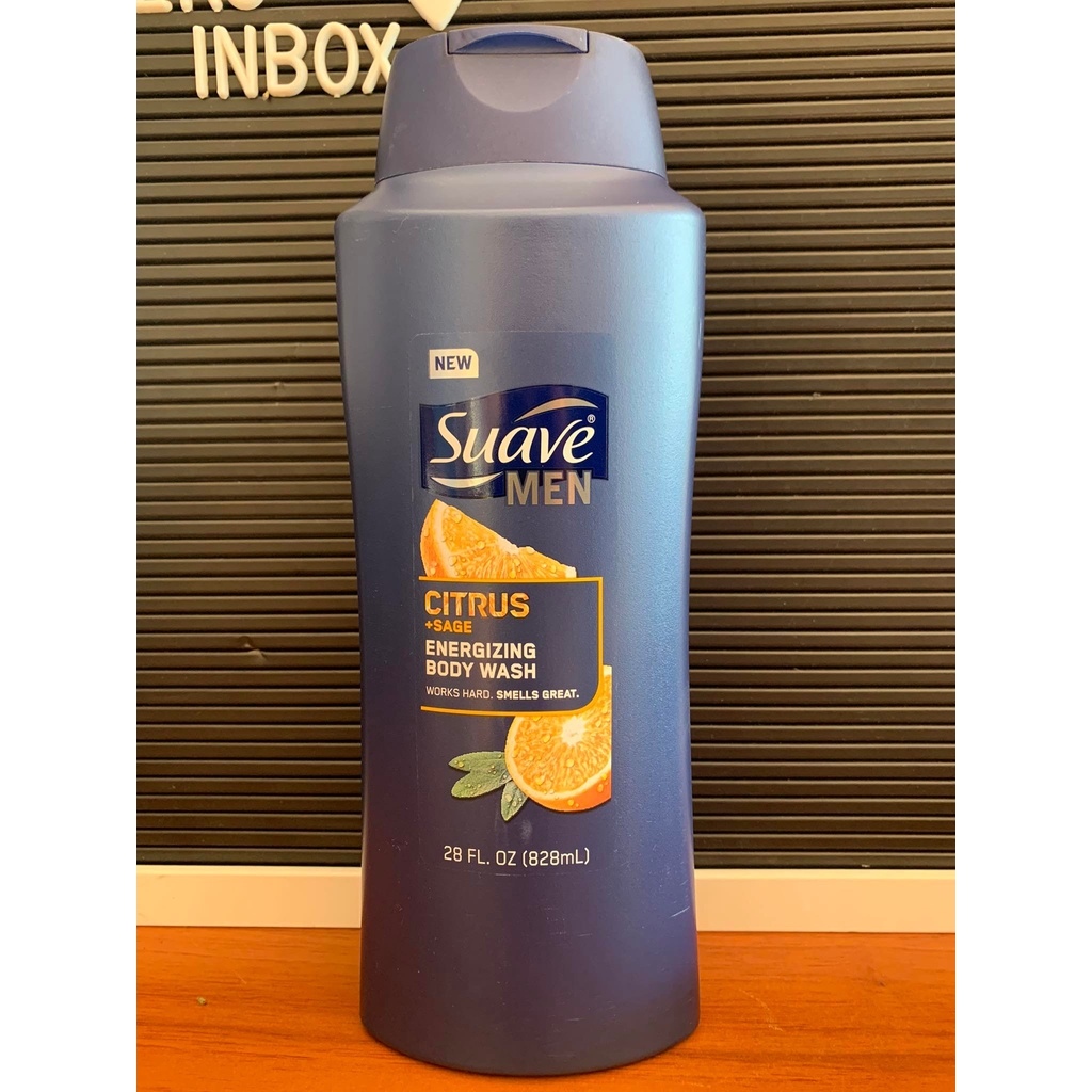 Suave Men Body Wash Citrus & Sage 28 oz 