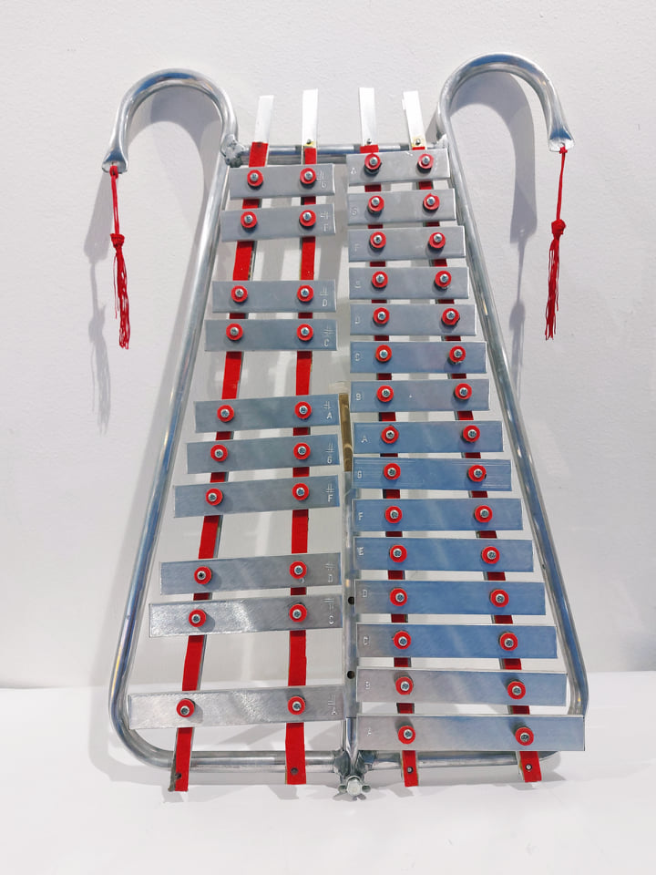 Davis Lyre Xylophone With Bag, Lyre beater and Strap (Medium, Small