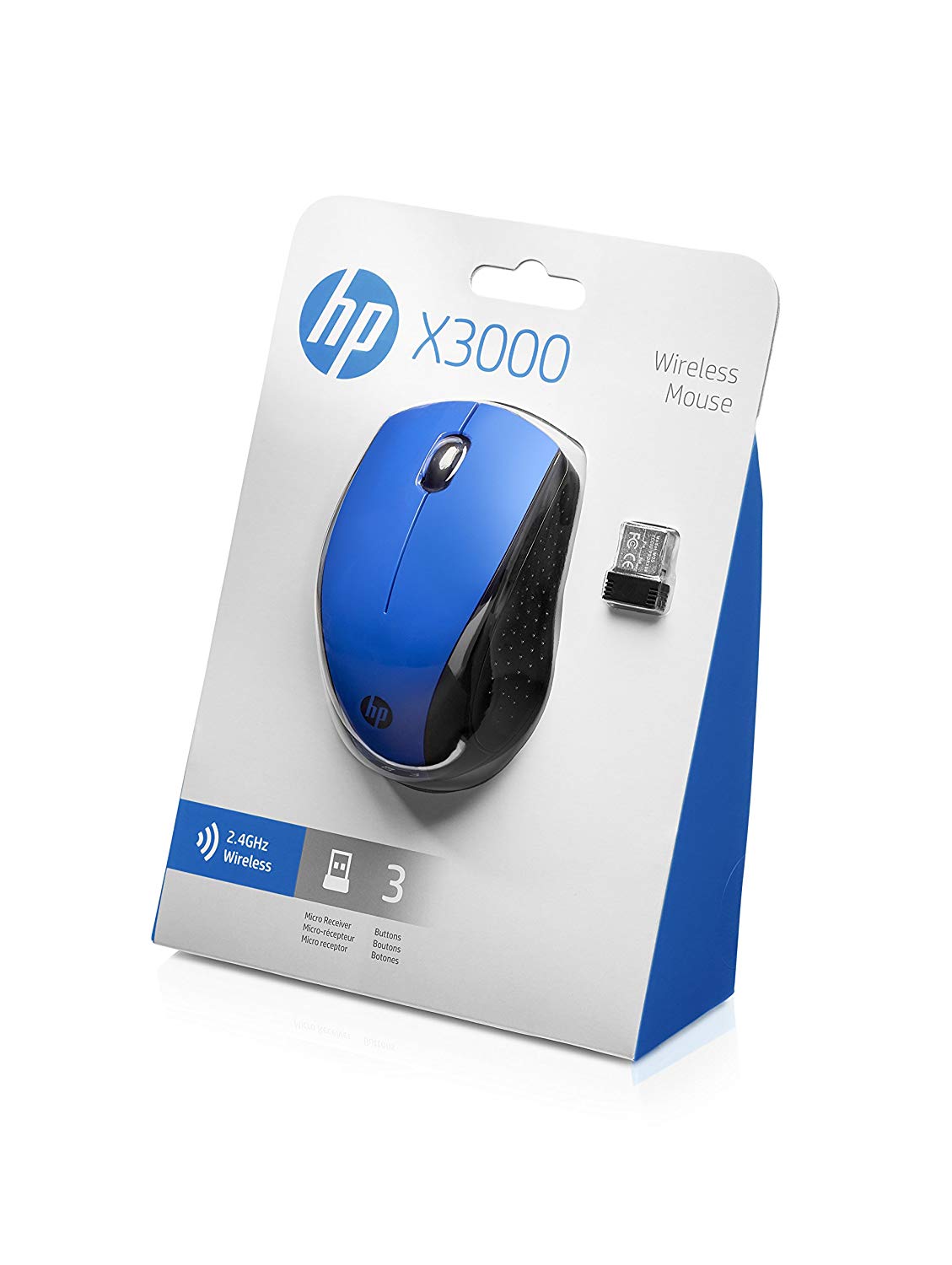 hp wireless mouse x3000 specs