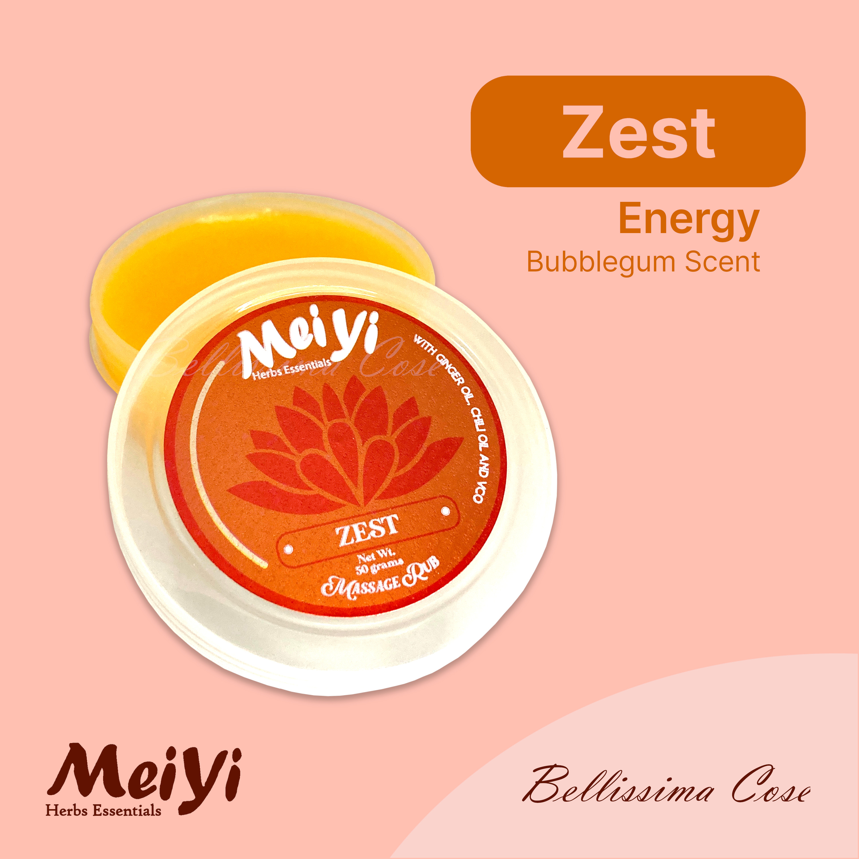 Meiyi Herbs Essentials Massage Rub Zest (Energy) Lazada PH