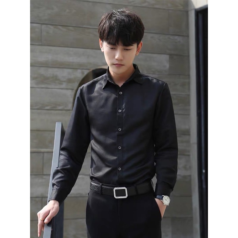 Plain White Short Sleeve Polo For Men Korean Style