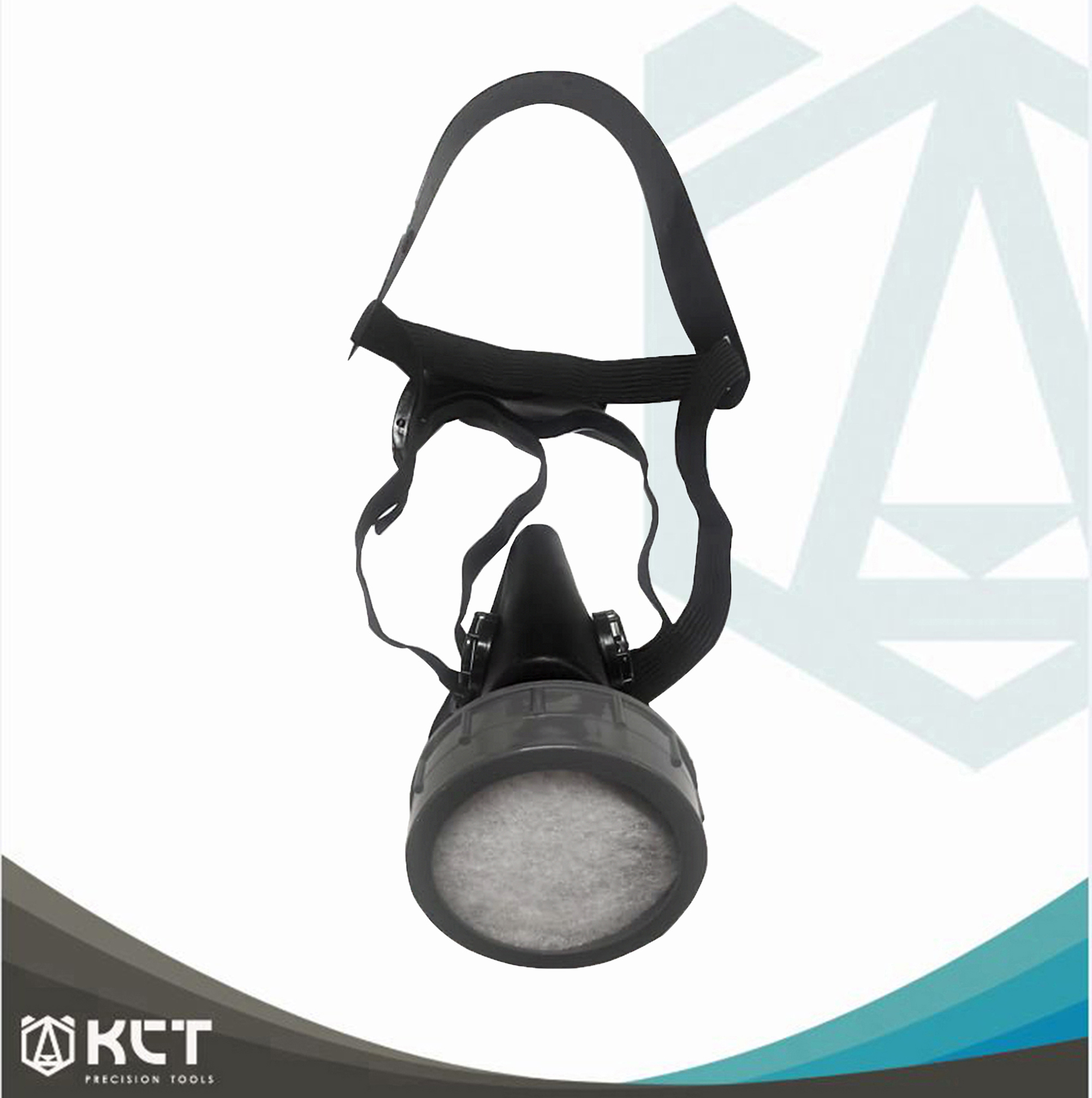 KCT Half Face Respirator (Single/Double) Gas Mask, Chemical Spray Paint