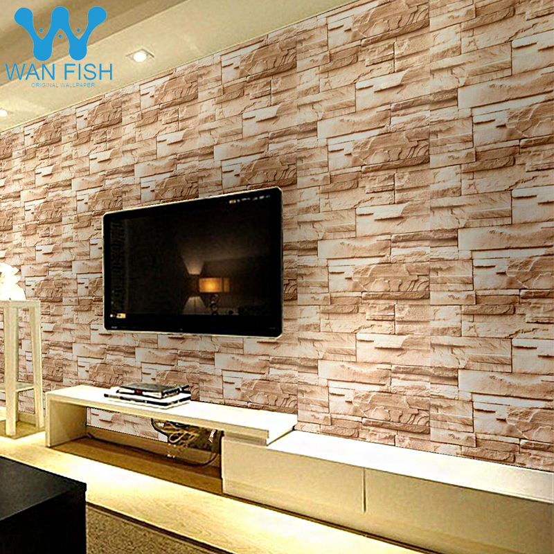 WANFISH 3d bricks wallpaper design self-adhesive pvc for living room  bathroom kitchen home decor design wall sticker wall paper wall paper 3d  adhesive water proof | Lazada PH