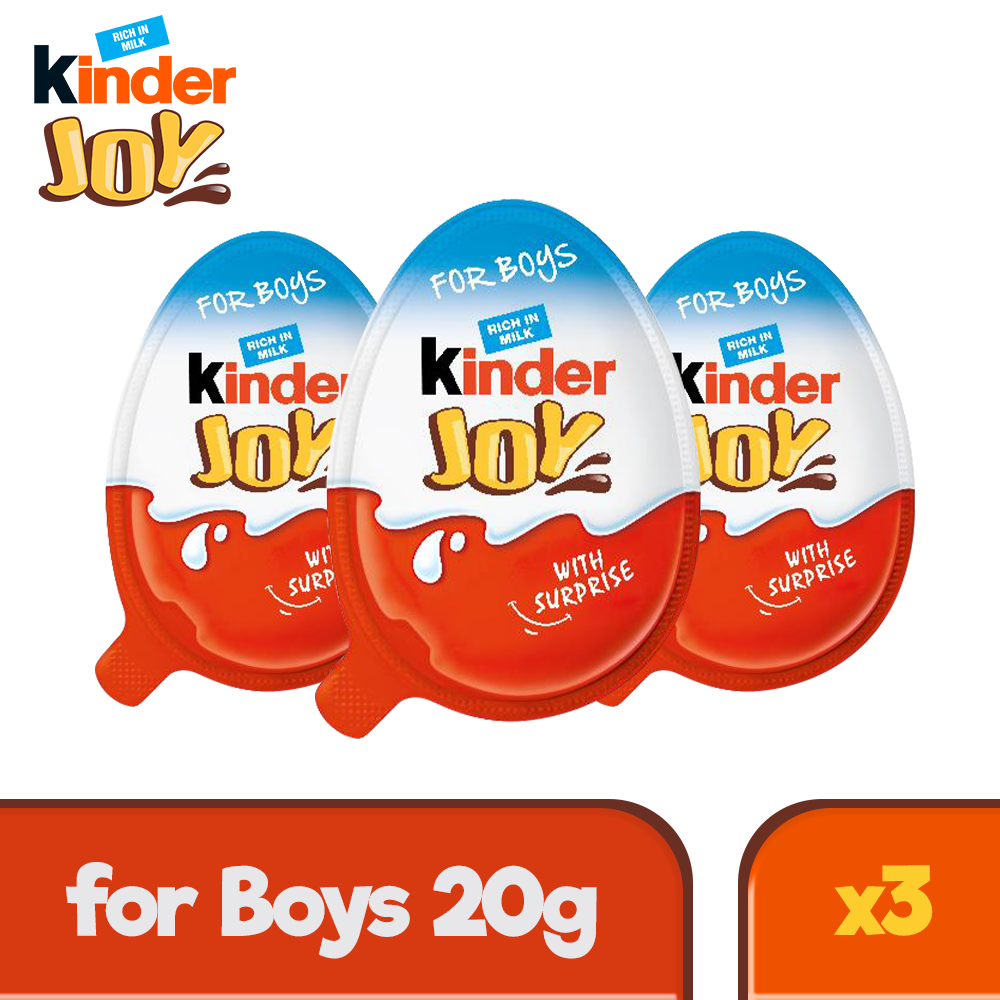 Kinder Joy 20g For Boys Pack Of 3 Lazada PH