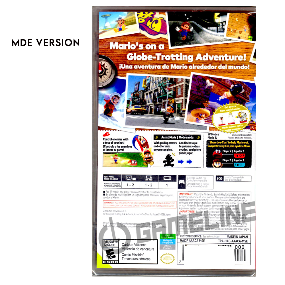 Nintendo Switch Super Mario Odyssey