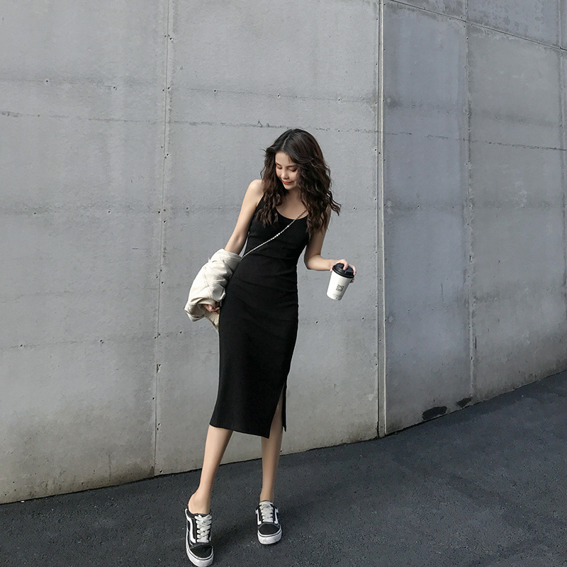 Mid-length Suspender Dress Summer Women's Dress
