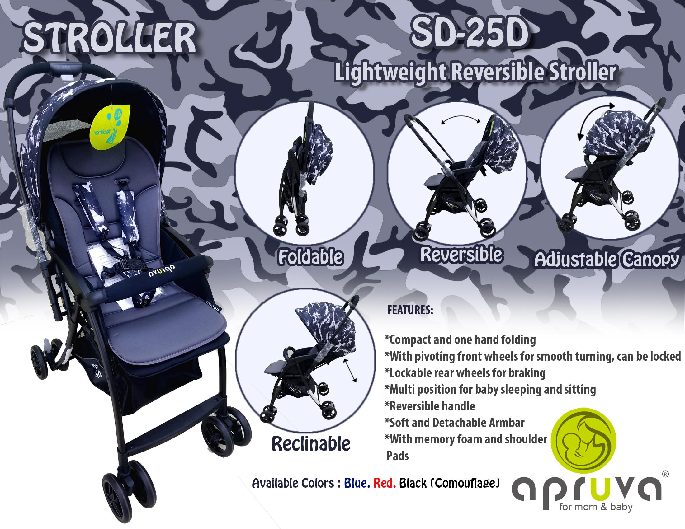Apruva Lightweight Reversible Stroller Sd 25d Lazada Ph