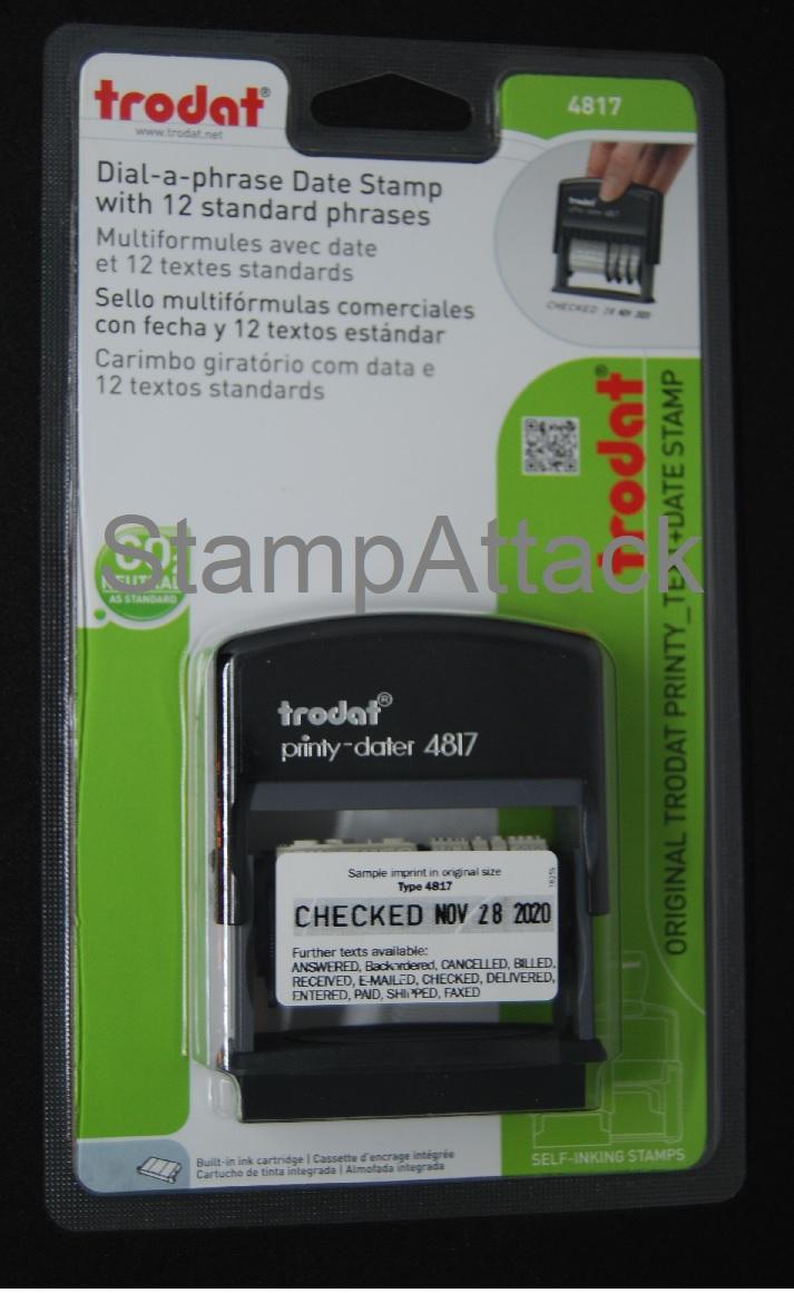 Trodat Classic Line 1117 Dial A Phrase Dater Stamp - Perfect For - View #11