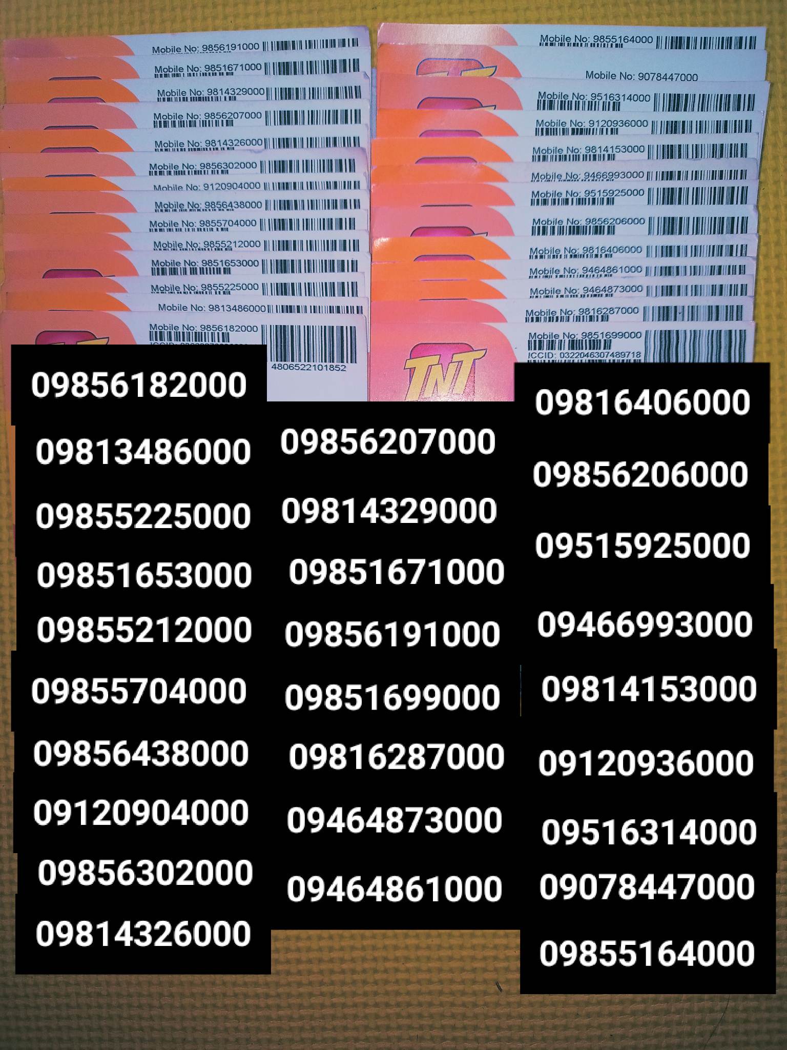 SM1 SPECIAL SALE!!! 5G TALK' N ' TEXT SPECIAL NUMBERS VANITY SIMCARD