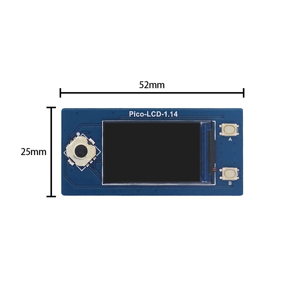 Mũ Mô-đun Màn Hình 1.14 Inch 240X135 IPS Màn Hình LCD Cho Bảng Mạch RPI Raspberry Pi Pico, SPI Inter
