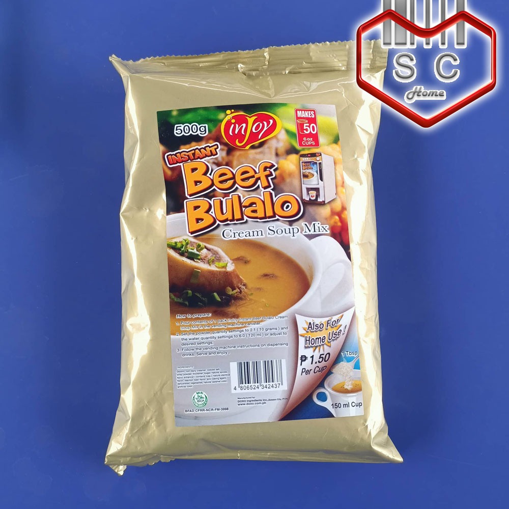 SC Injoy Vendo Powder Mix Instant Soup Mix 500g Beef Bulalo and Cream