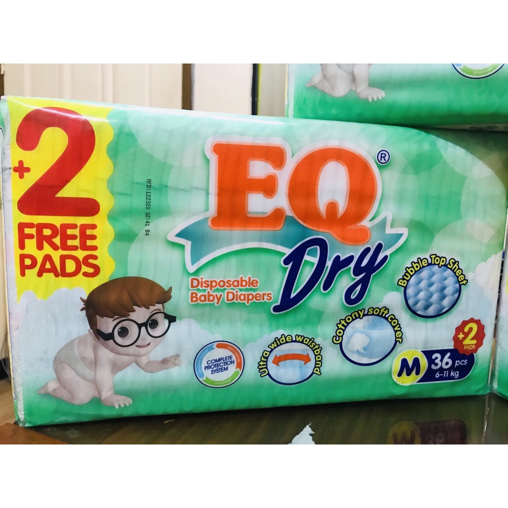 EQ DRY MEDIUM ECONO PACK 36PCS PLUS 2 PCS Lazada PH