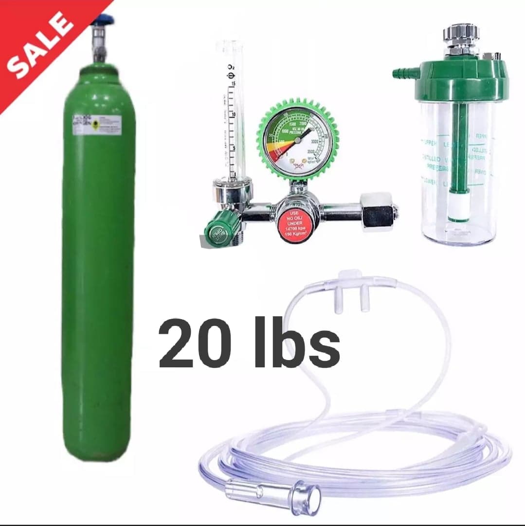 OXYGEN TANK 20 lbs with full content of medical oxygen + FREE OXYGEN REGULATOR Lazada PH