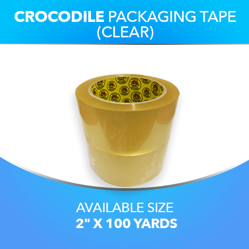 1 pc. Crocodile Packaging Tape (clear) 2 x 100 yards Lazada PH