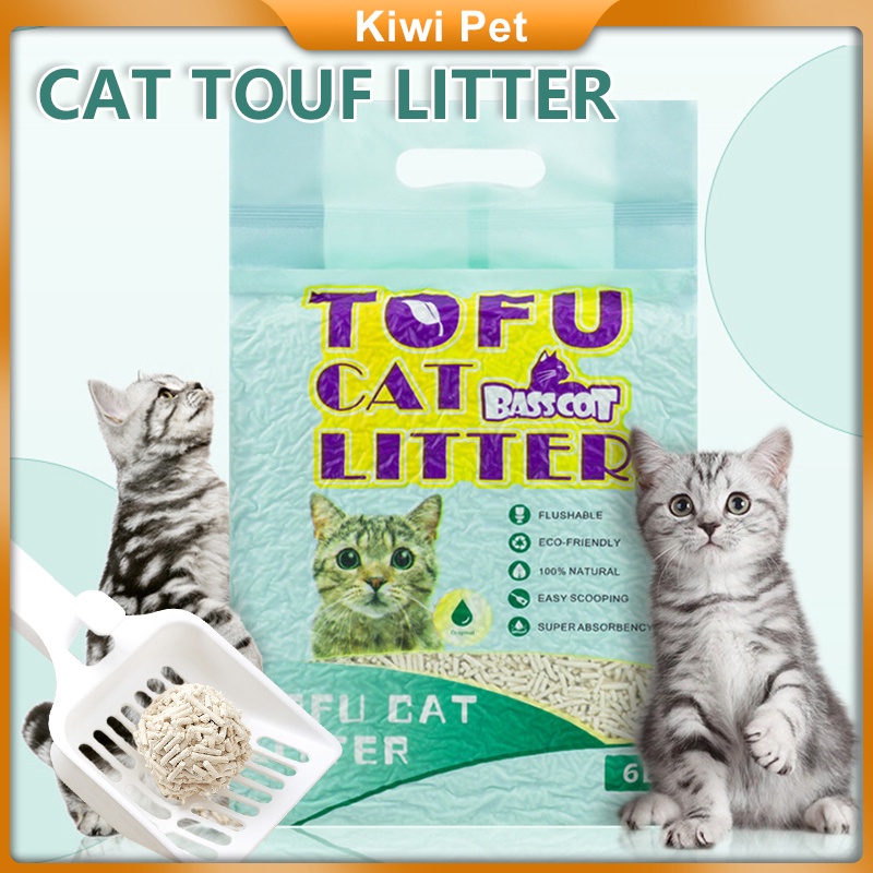 6L Cat Litter Food Grade Plant Tofu Residue Made Tofu Cat Litter