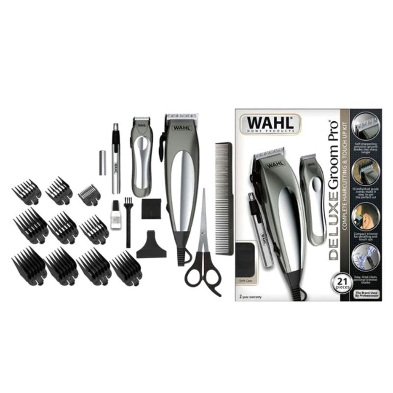 wahl deluxe complete hair cutting kit