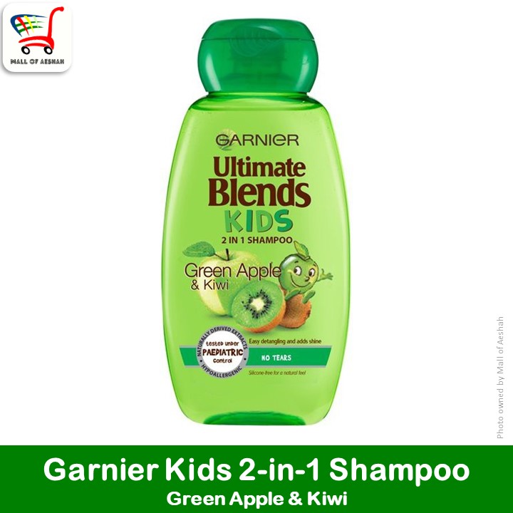 [Imported from Europe] Garnier 2in1 Shampoo Green Apple Apricot