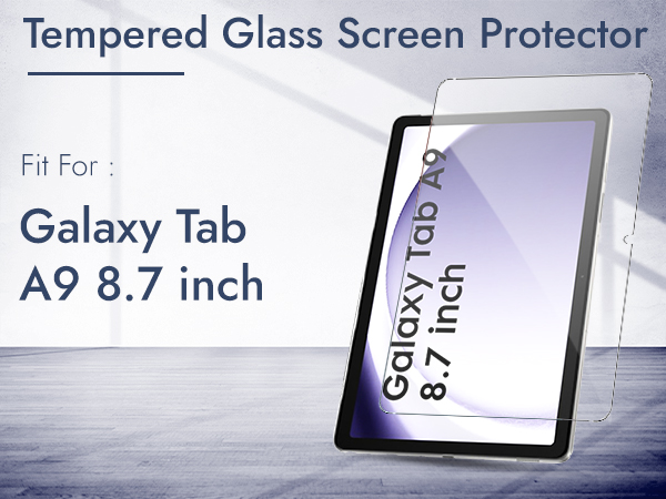Tempered Glass For Samsung Galaxy Tab A9 8.7 2023 SM-X110 SM-X115 X110 X115  X117 Full Coverage Screen Protector Tablet Film - AliExpress