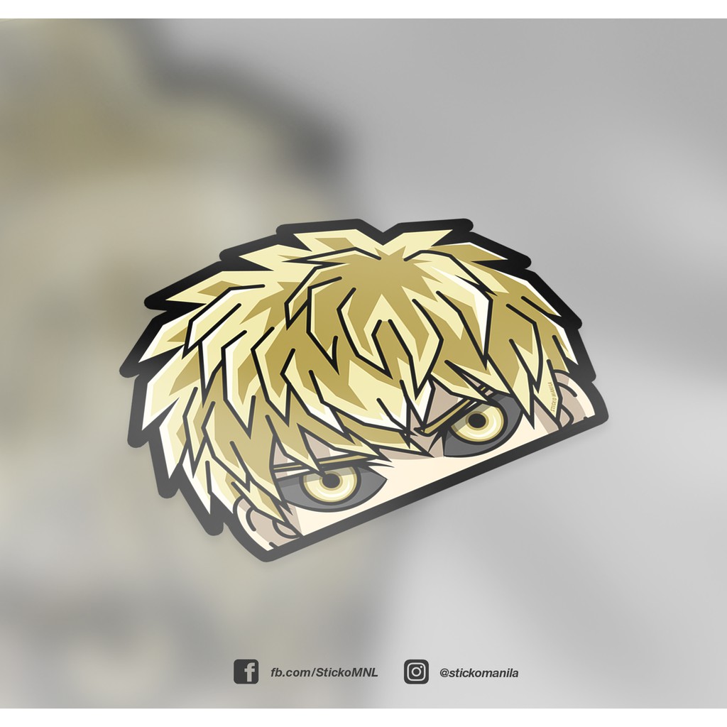 Sticko Manila : One Punch Man - Genos (Peeker) | Lazada PH