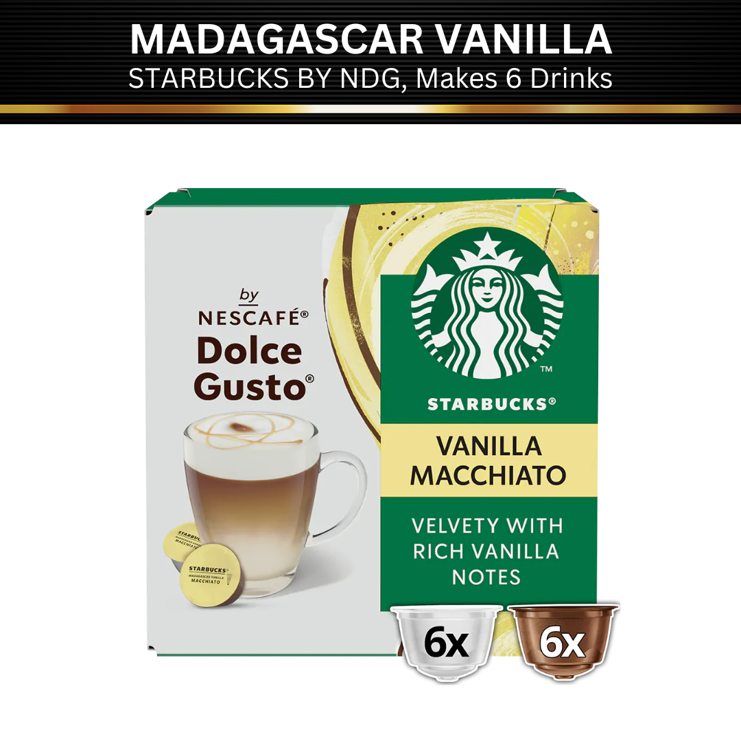 Starbucks by Nescafe Dolce Gusto Coffee Pods Madagascar Vanilla