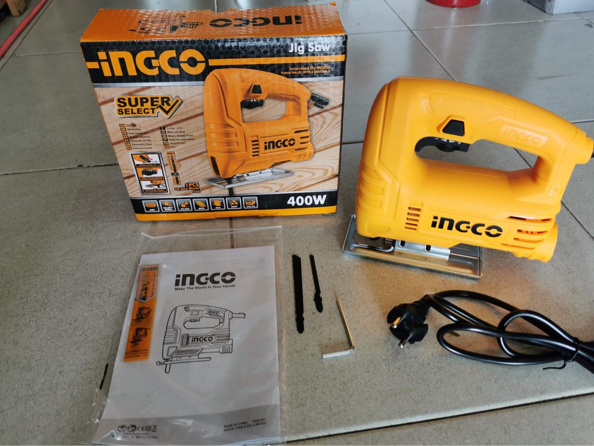 Jig Saw, Corded Jigsaw With Scale Ruler, 400W 8003000rpm, 47 OFF