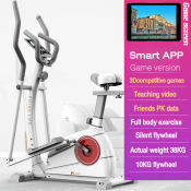 "Compact Elliptical Machine for Home Gym by "
