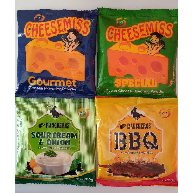 Rancheros Flavoring Powder BBQ, Chili BBQ, Cheese, Butter Cheese