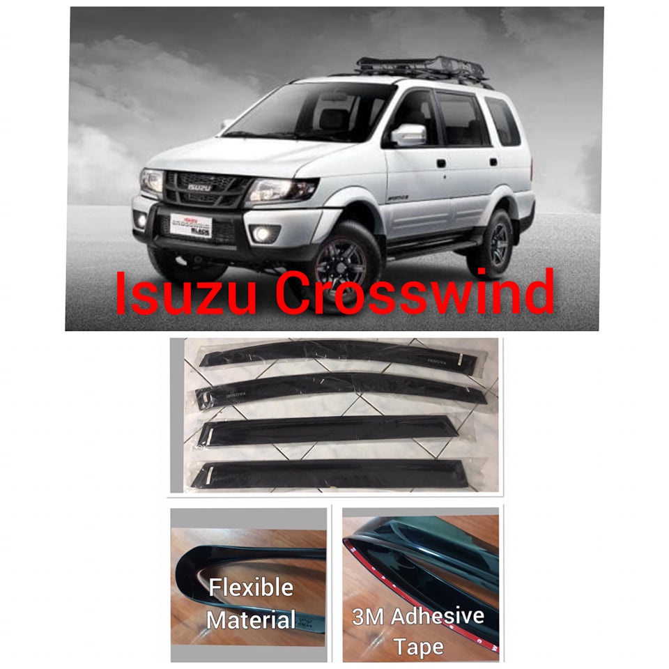 Isuzu Crosswind Window Visor Rain Guard Rain Visor Crosswind rainvisor
