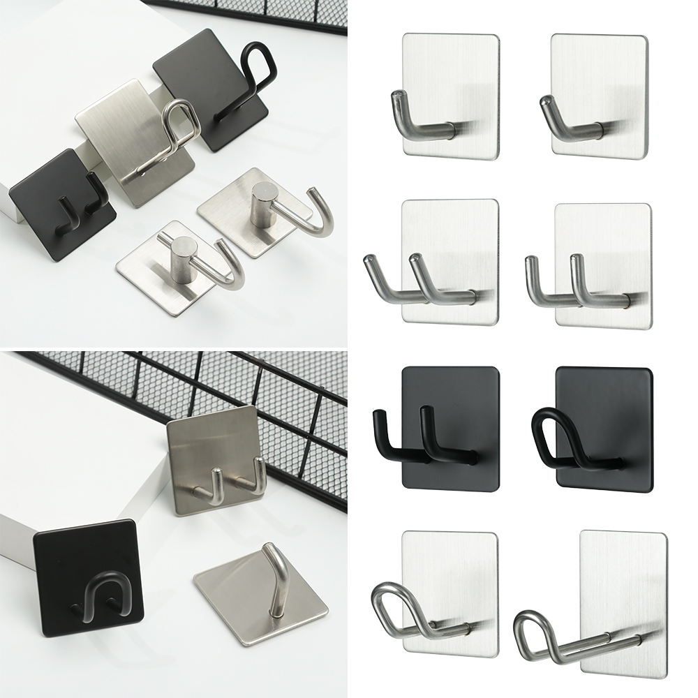 Bath Towel Hook Sus Stainless Steel Square Clothes Coat Robe 人気特価