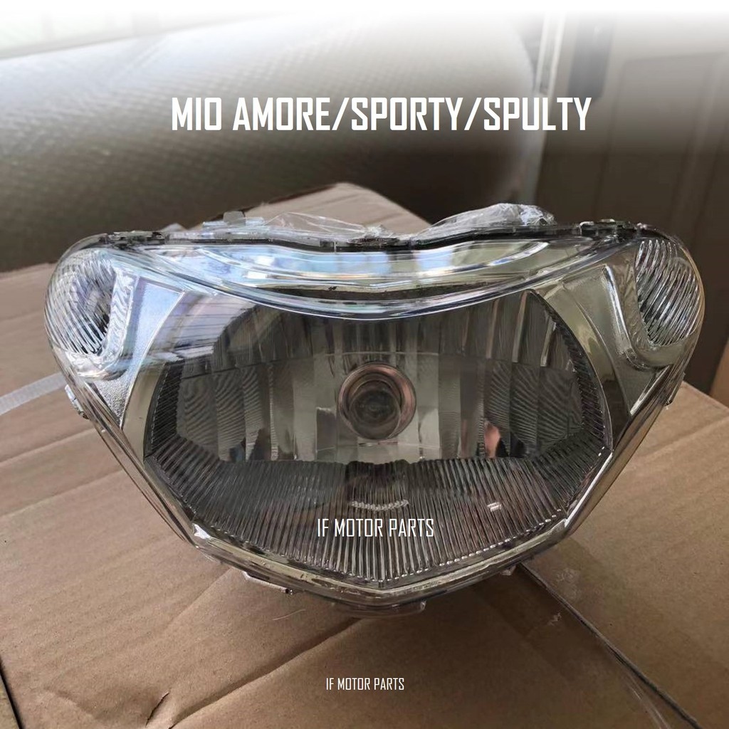 [Headlight] Yamaha MIO Sporty / Amore / Soulty Headlight Assy w/ Bulb