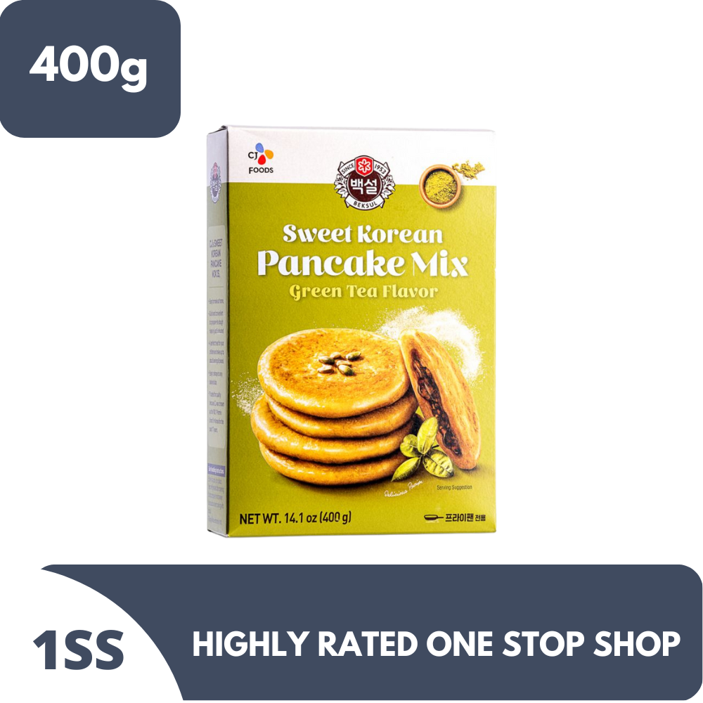 CJ Beksul Green Tea Sweet Korean Pancake Mix 400g Lazada PH
